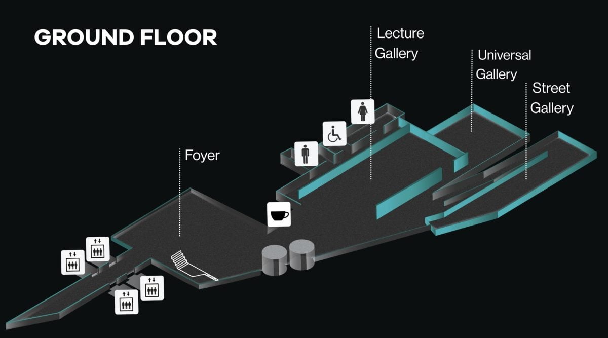 Map of Ground Floor at MOD.