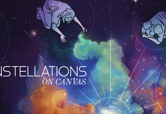 Web Banner - Constellations on Canvas