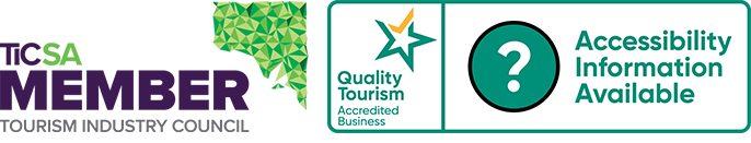 TICSA MEMBER Tourism Industry Council Quality Tourism Accredited Business Accessibility Information Available 